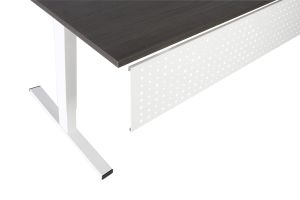 Frontpaneel van metaal tbv bureau 80 cm, afmeting: 60 cm,
WT - Wit RAL9010