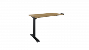 Flexframe aanbouw tafel recht L/R, 120 x 60 cm, elektrisch verstelbaar 65 - 130 cm