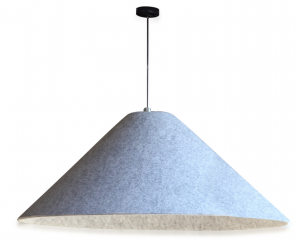 Feltouch NewGlow hanglamp, model Conic, doorsnede 45 cm, hoogte 20 cm, incl. E27 fitting en kabel